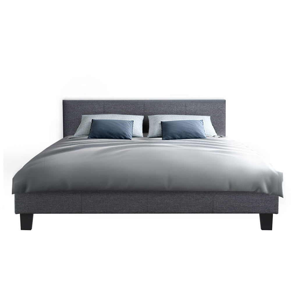 Artiss Bed Frame Double Size Grey NEO Chez Guru