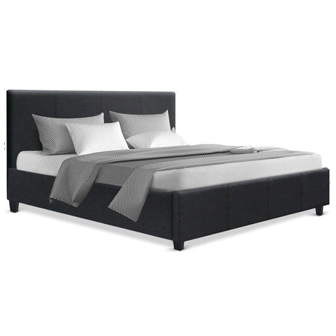 Artiss Bed Frame Queen Size Charcoal NEO Chez Guru