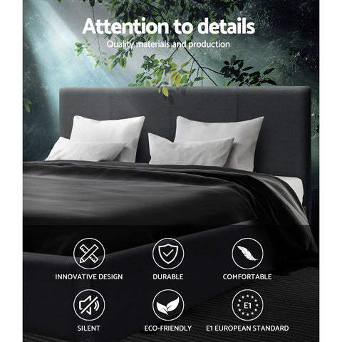 Artiss Bed Frame Queen Size Charcoal NEO Chez Guru