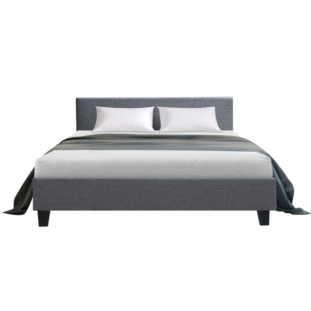 Artiss Bed Frame Queen Size Grey NEO Chez Guru