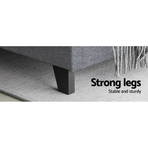 Artiss Bed Frame Queen Size Grey NEO Chez Guru