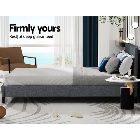 Artiss Bed Frame Queen Size Grey NEO Chez Guru