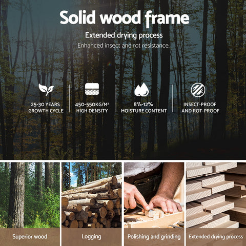 Artiss King Bed Frame with Storage Grey Velvet Headboard Gas Lift Platform Base