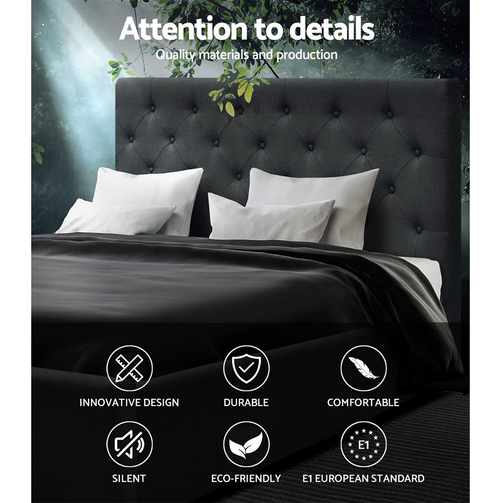Artiss Bed Frame Double Size Gas Lift Charcoal VILA Chez Guru