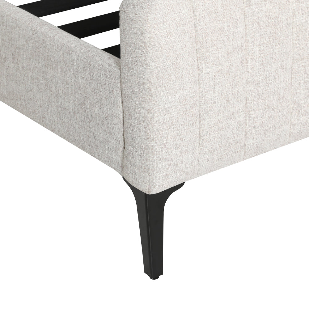 Artiss Bed Frame Queen Size Beige AMMY Chez Guru