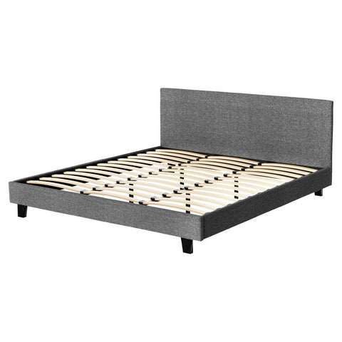 Artiss Bed Frame King Size Grey NEO Chez Guru
