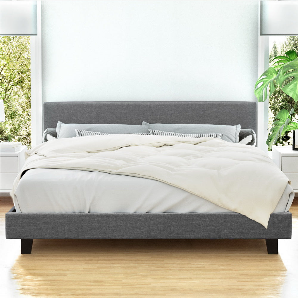 Artiss Bed Frame King Size Grey NEO Chez Guru