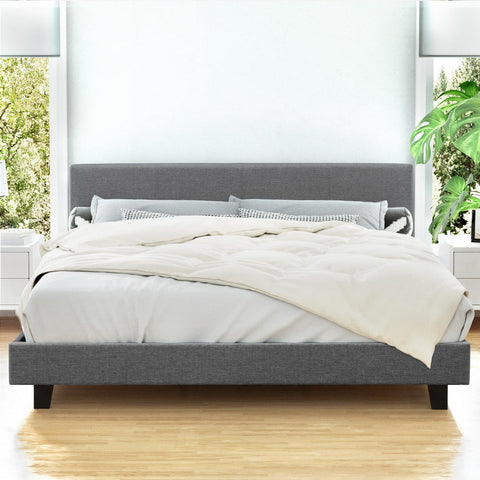 Artiss Bed Frame King Size Grey NEO Chez Guru
