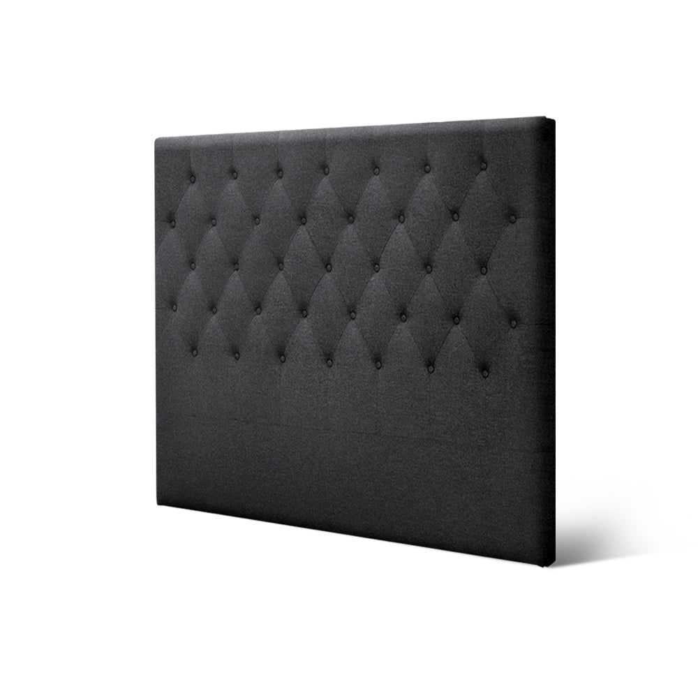 Artiss Bed Head Headboard Double Size Fabric - CAPPI Charcoal Chez Guru