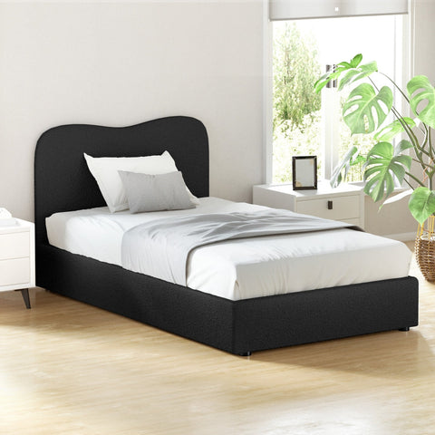 Artiss Bed Frame King Single Size Boucle DARA Chez Guru