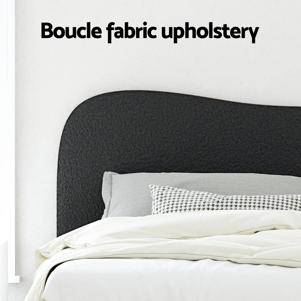 Artiss Bed Frame Queen Size Boucle DARA Chez Guru