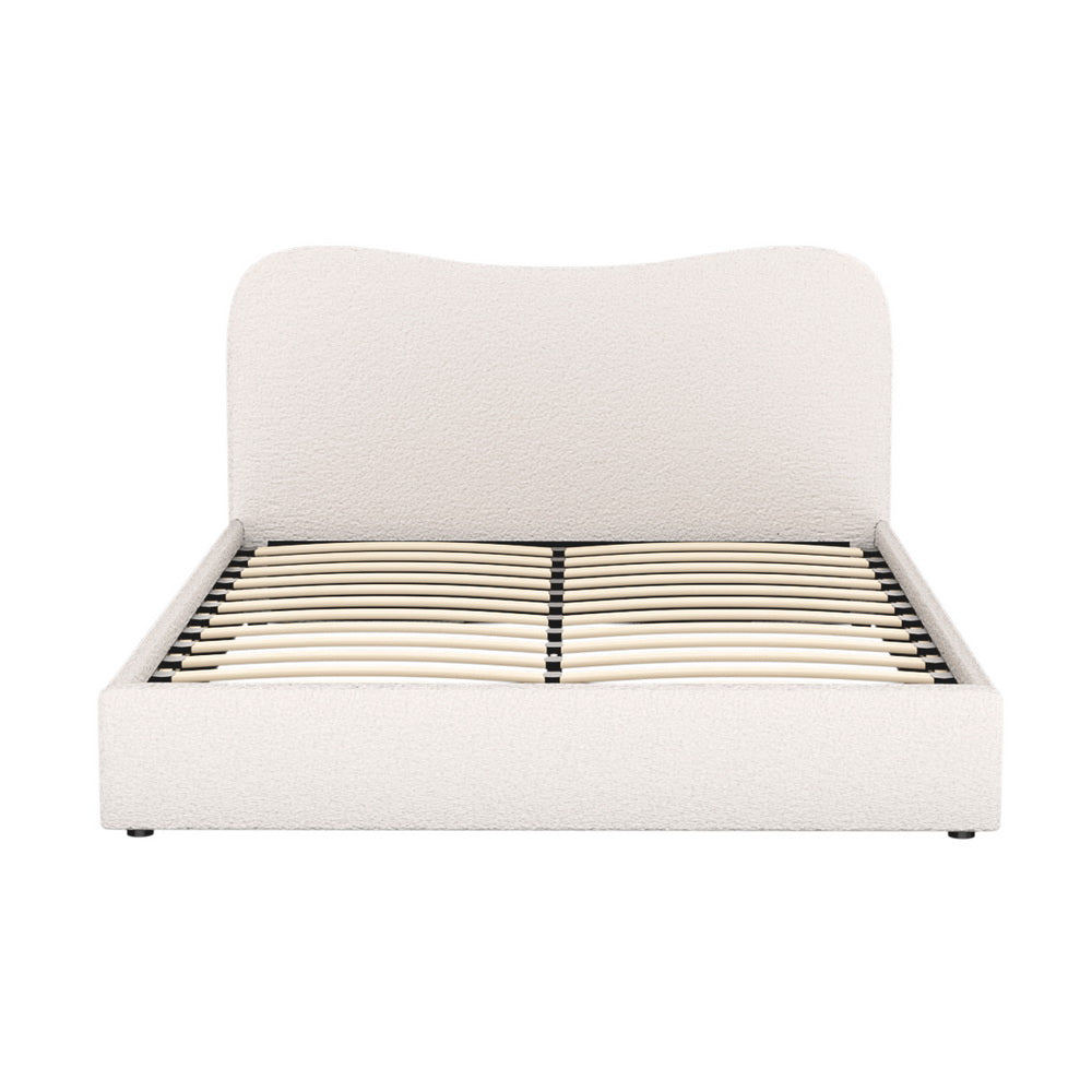 Artiss Bed Frame Queen Size Boucle DARA Chez Guru