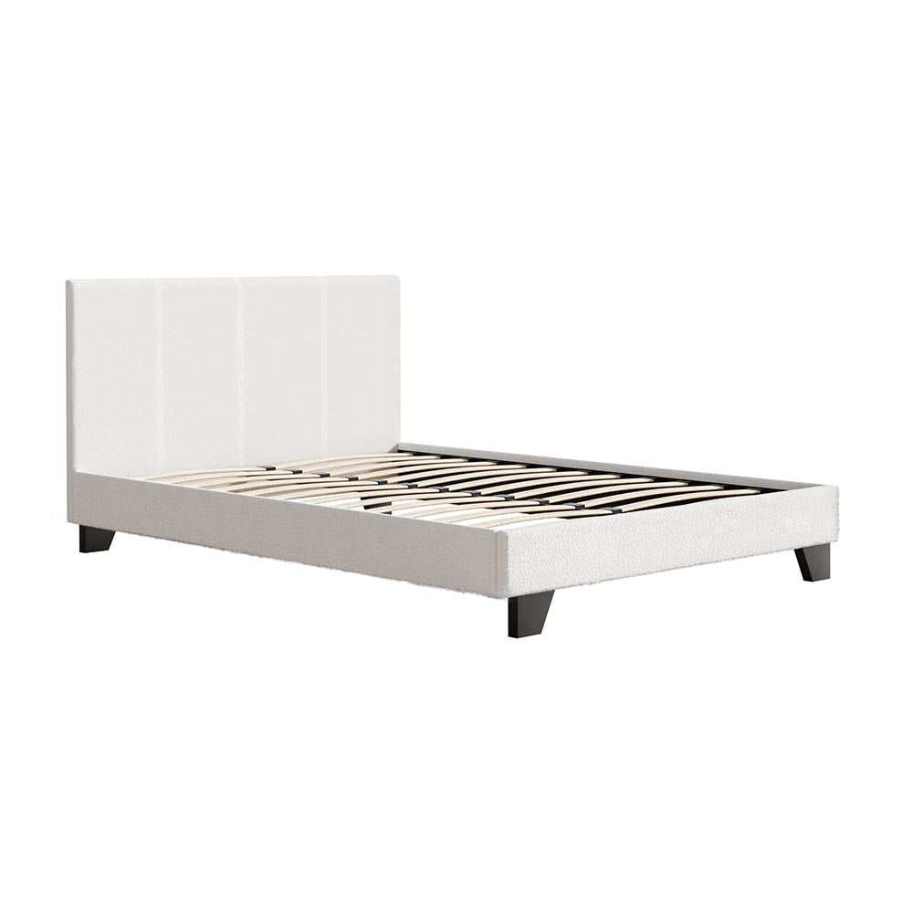 Artiss Bed Frame Double Size Boucle NEO Chez Guru