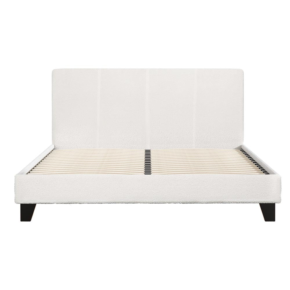 Artiss Bed Frame Double Size Boucle NEO Chez Guru