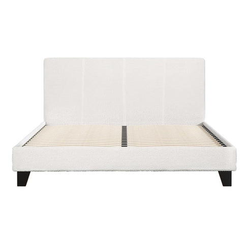 Artiss Bed Frame Double Size Boucle NEO Chez Guru