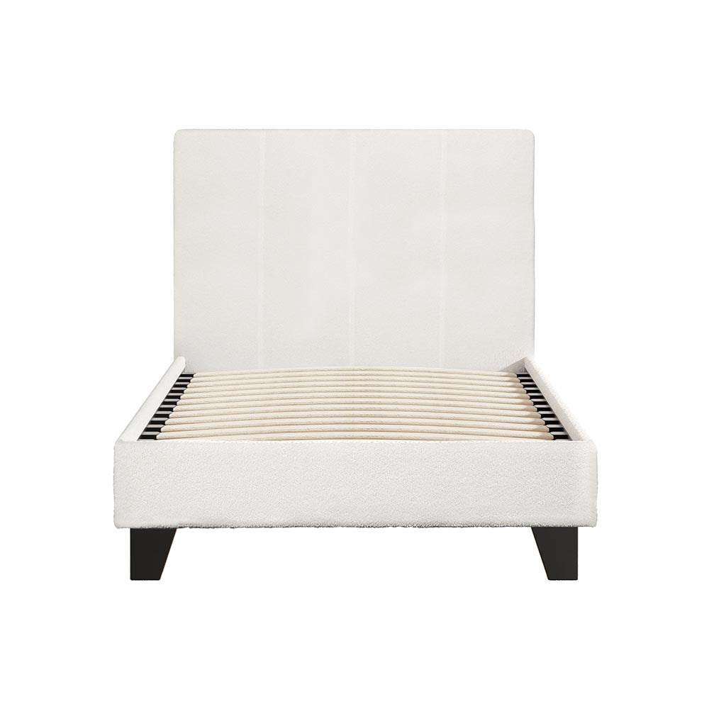Artiss Bed Frame Single Size Boucle NEO Chez Guru