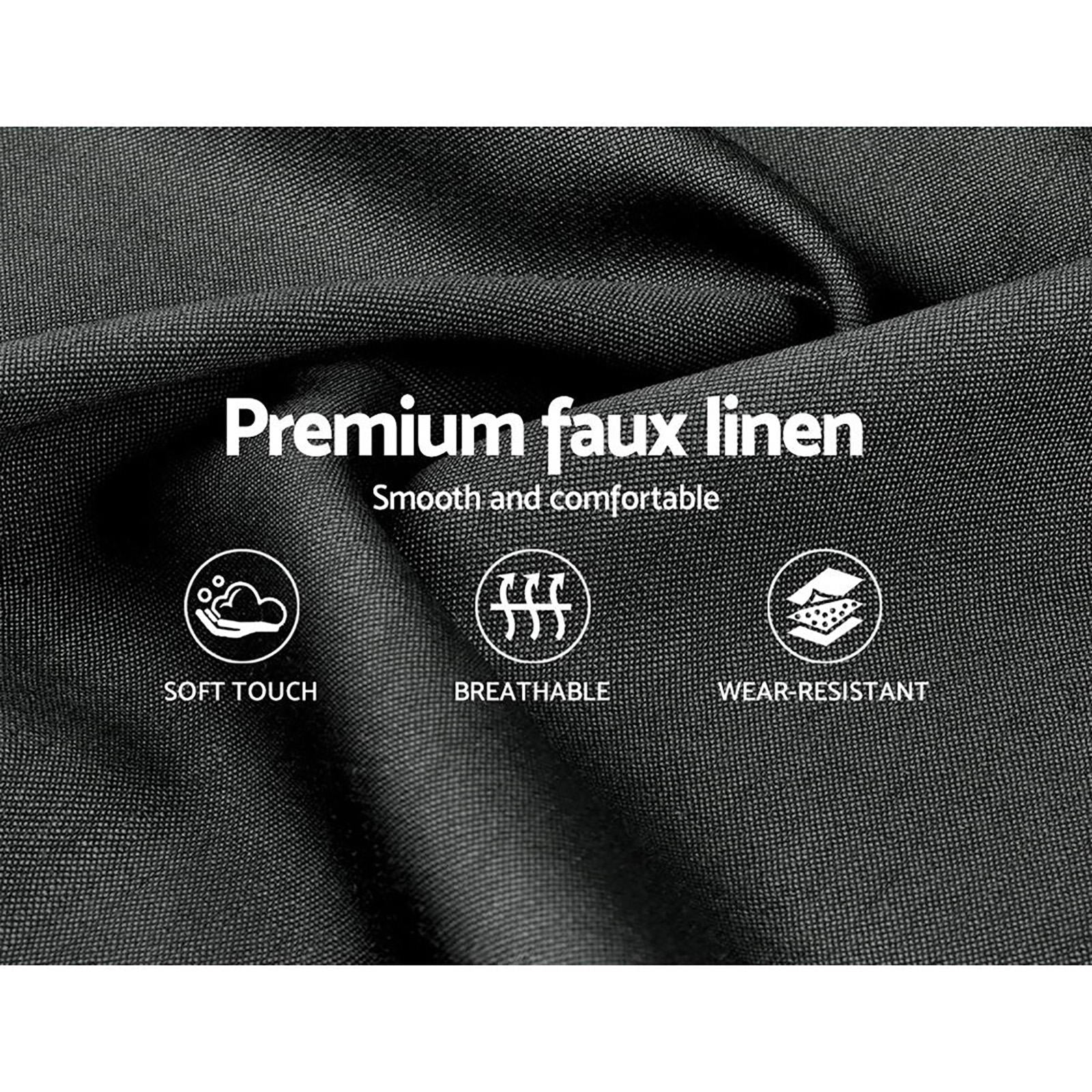 Artiss Bed Frame Double Size Charcoal TINO Chez Guru