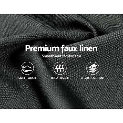 Artiss Bed Frame Double Size Charcoal TINO Chez Guru