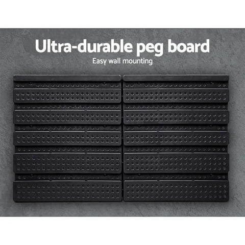 Giantz 60 Storage Bin Rack Wall Mounted Chez Guru
