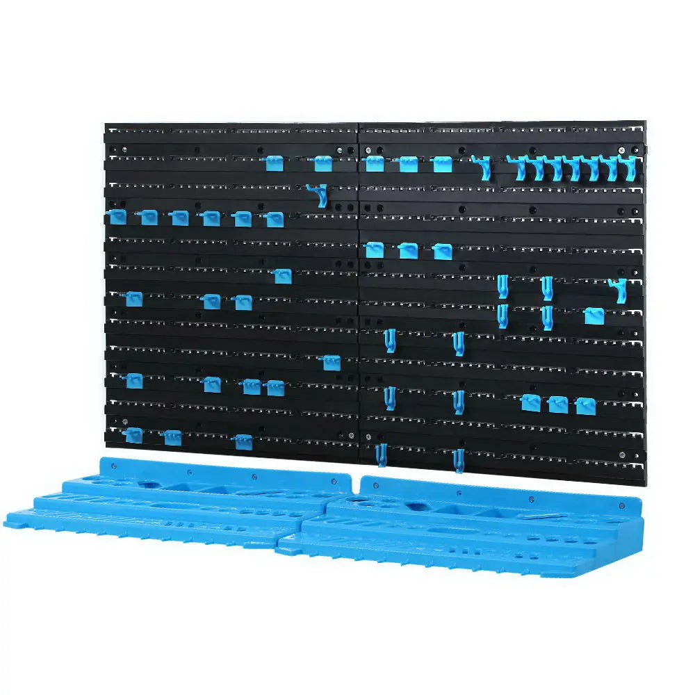 Giantz 54 Storage Bin Rack Wall Mounted Tools Chez Guru