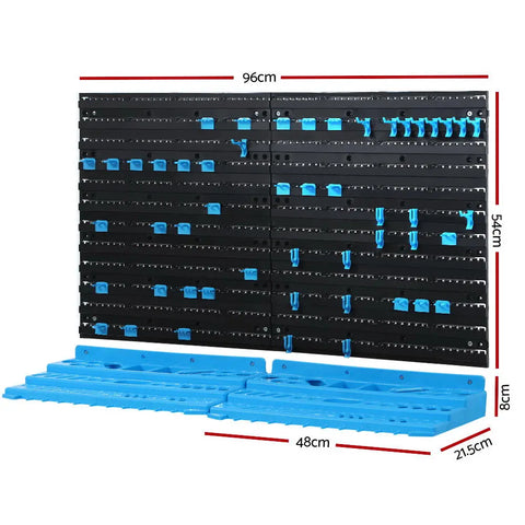 Giantz 108 Storage Bin Rack Wall Mounted Chez Guru