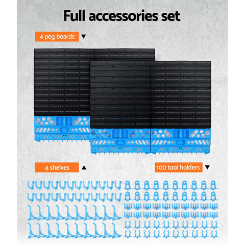 Giantz 108 Storage Bin Rack Wall Mounted Chez Guru