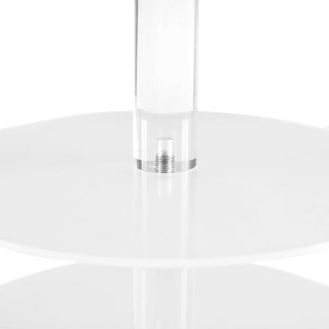 5-Star Chef Cake Stand 5 Tiers Acrylic Holder Display Round Clear Wedding Party Chez Guru
