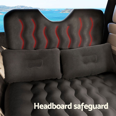 Weisshorn Car Mattress 176x80 Inflatable SUV Back Seat Camping Bed Charcoal Chez Guru