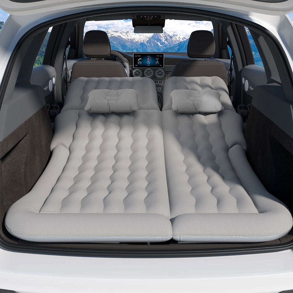 Weisshorn Car Mattress 175x130 Inflatable SUV Back Seat Camping Bed Grey Chez Guru