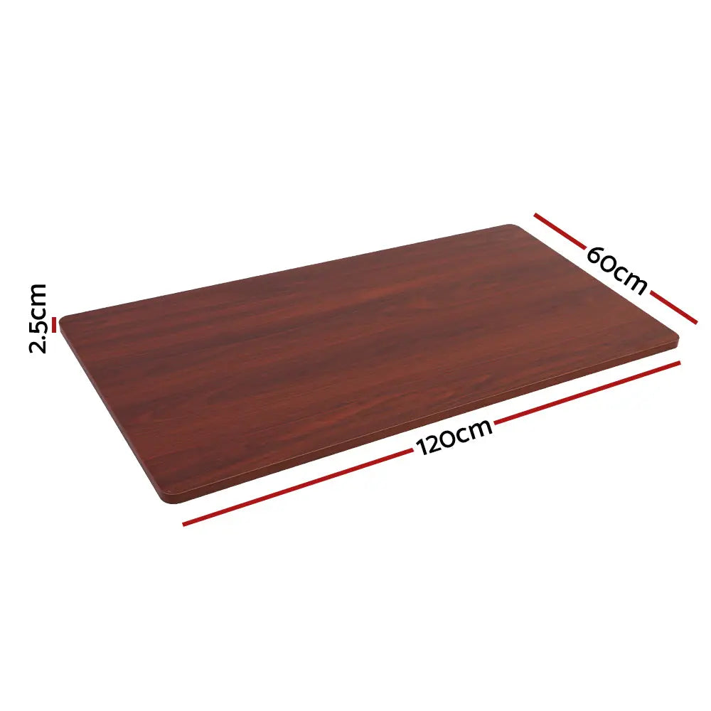 Artiss Standing Desk Top Walnut 120CM Chez Guru