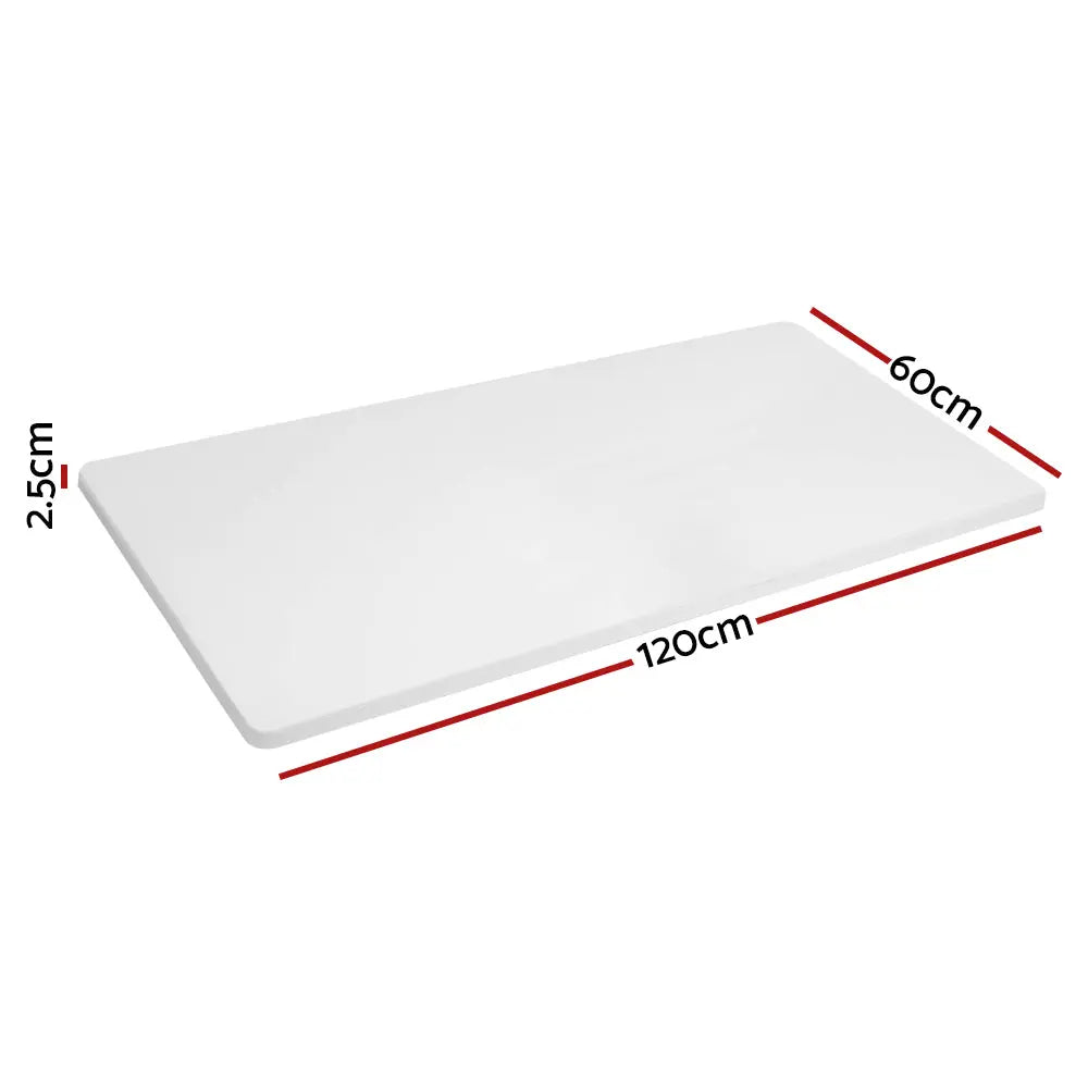 Artiss Standing Desk Top White 120CM Chez Guru