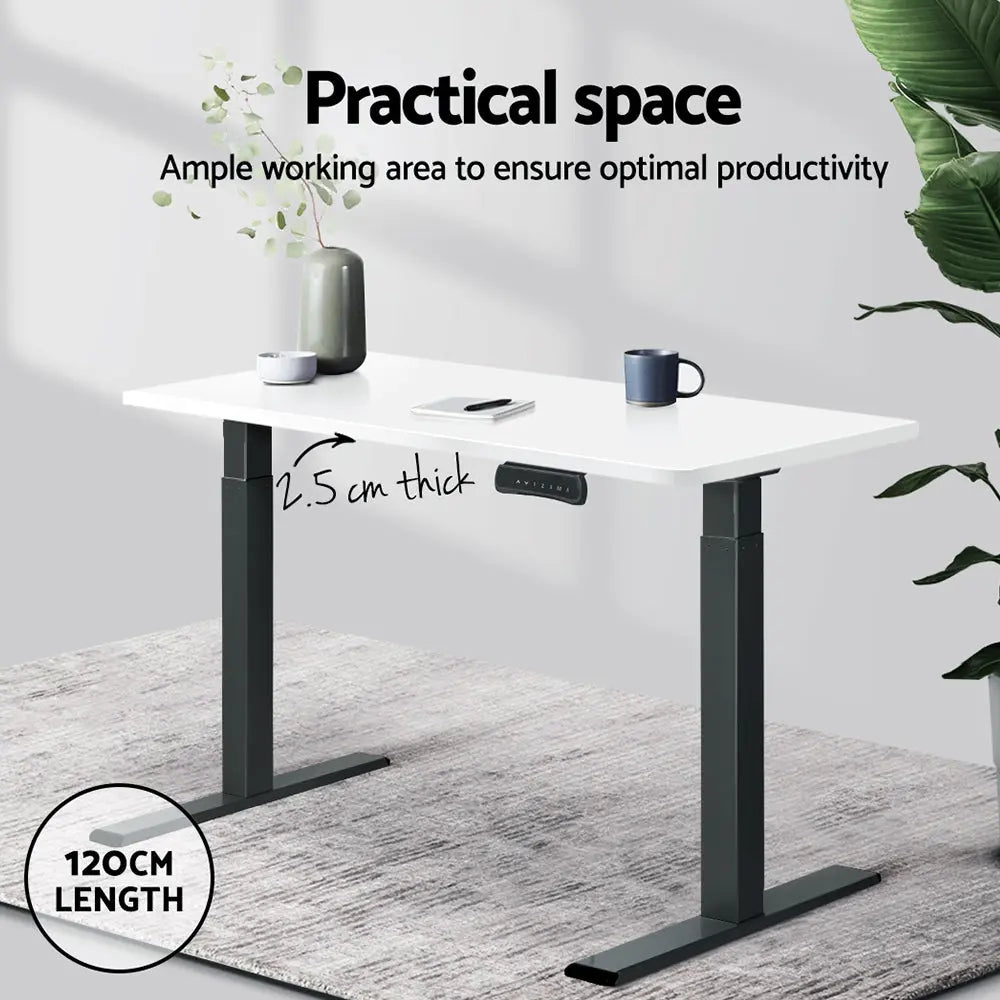 Artiss Standing Desk Top White 120CM Chez Guru