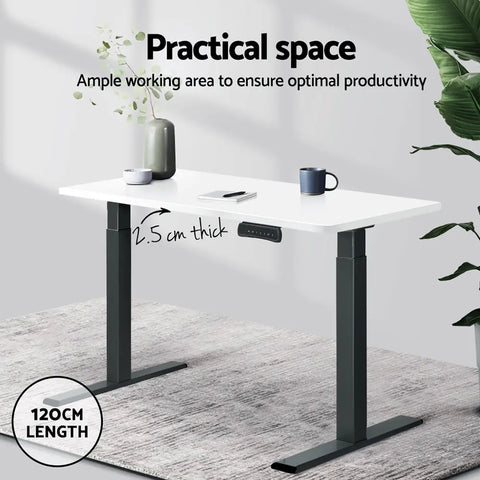Artiss Standing Desk Top White 120CM Chez Guru