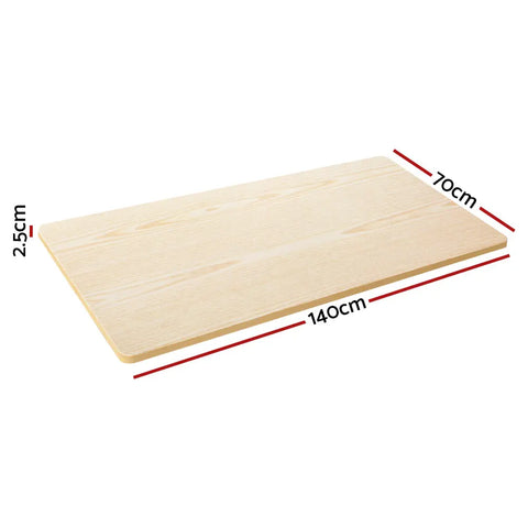 Artiss Standing Desk Top White Oak 140CM Chez Guru