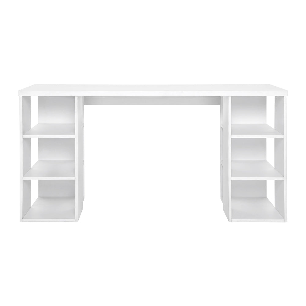 Artiss Computer Desk Bookshelf White 150CM Chez Guru