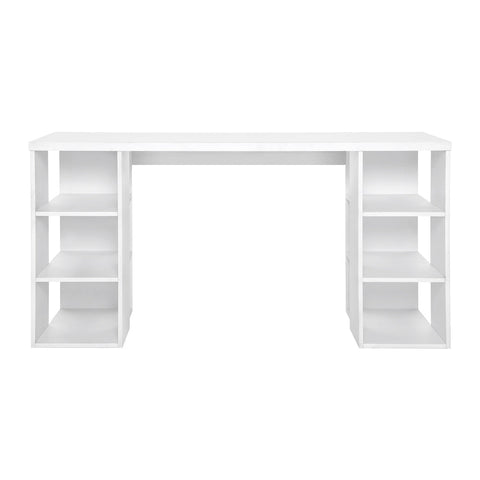 Artiss Computer Desk Bookshelf White 150CM Chez Guru