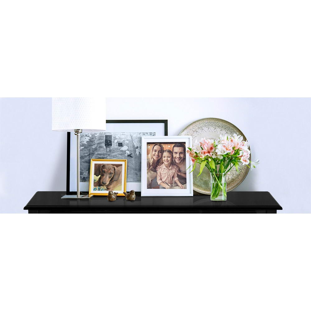 Artiss Console Table 3 Drawers Black Hamptons Chez Guru