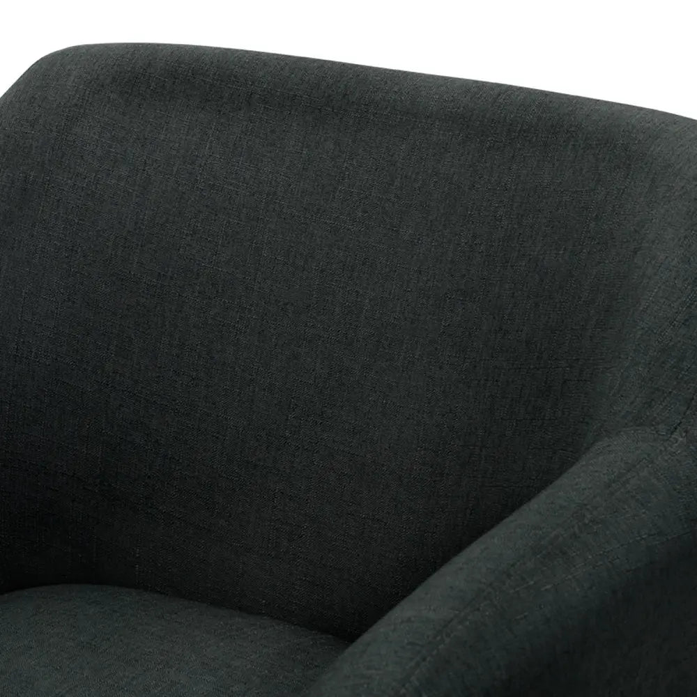 Artiss Armchair Tub Chair Charcoal Aston - Chez Guru