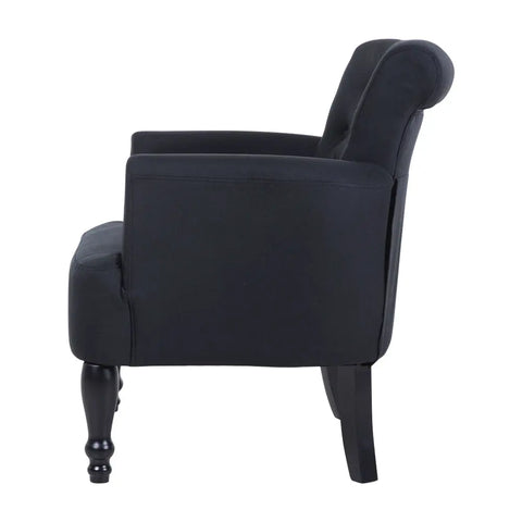 Artiss Armchair Wingback Charcoal Lothair - Chez Guru
