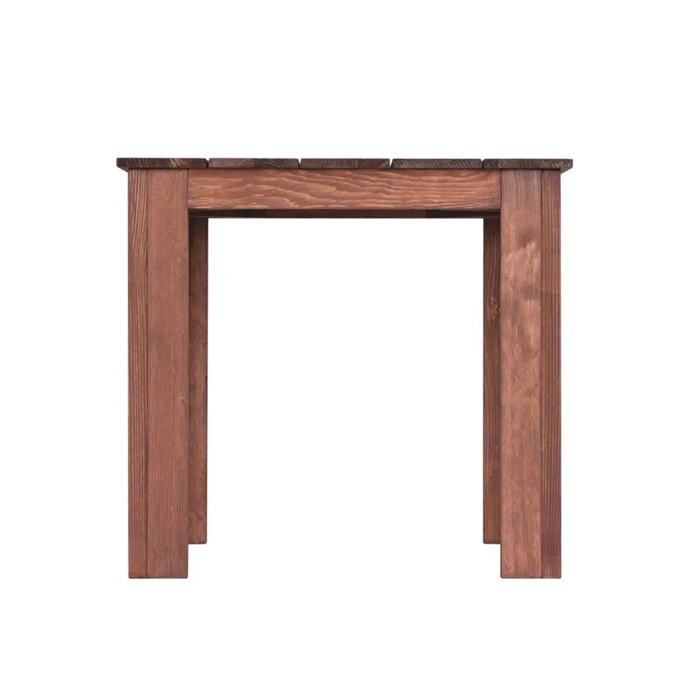 Gardeon Coffee Side Table Wooden Desk Outdoor Furniture Camping Garden Brown - Chez Guru
