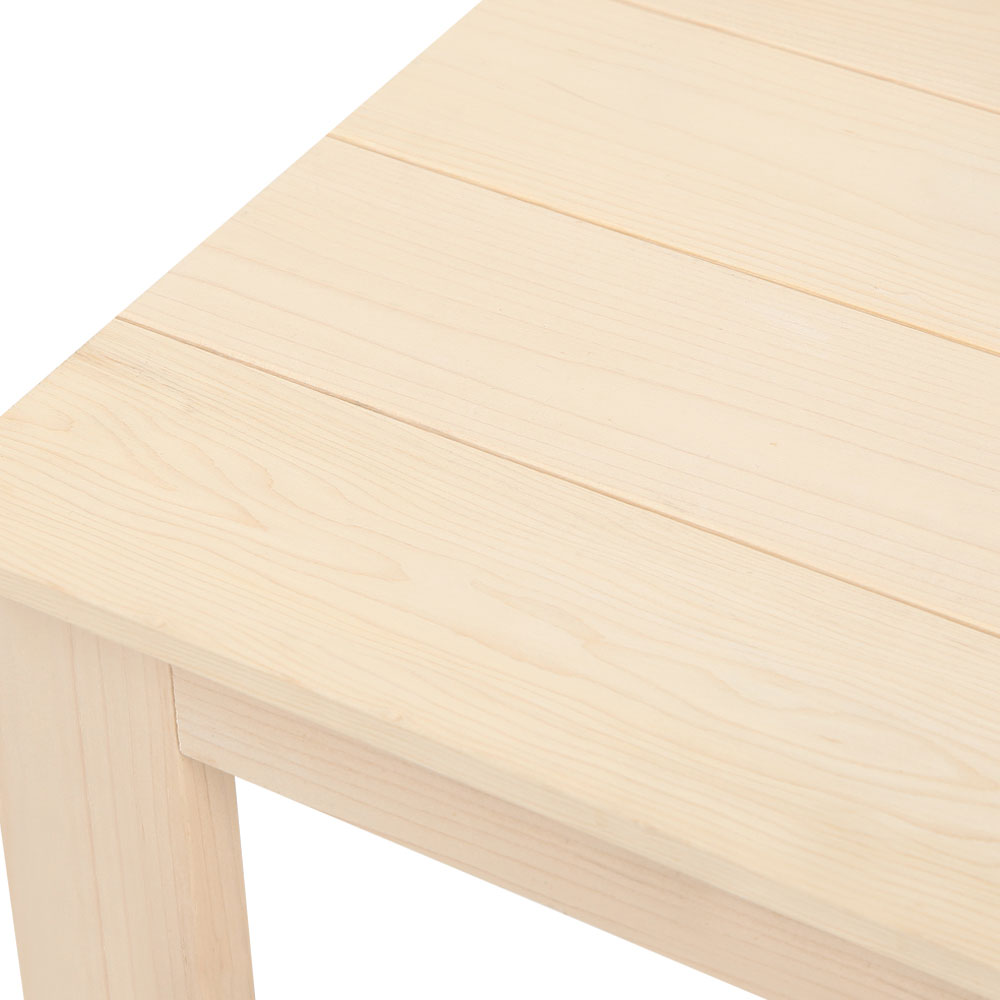 Gardeon Coffee Side Table Wooden Desk Outdoor Furniture Camping Garden Natural Chez Guru