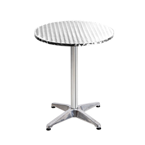 Gardeon Set of 6 Outdoor Bar Table Aluminium Round 70/110CM Chez Guru