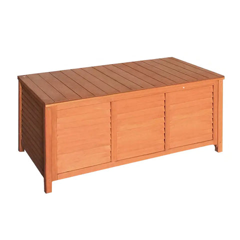 Gardeon Outdoor Storage Bench Box 210L Wooden Patio Furniture Garden Chair Seat Chez Guru