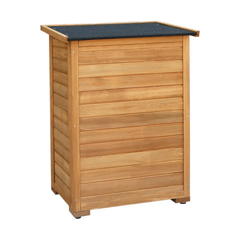 Gardeon Portable Wooden Garden Storage Cabinet Chez Guru