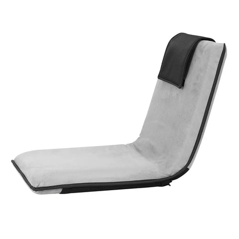 Artiss Floor Lounge Sofa Bed Couch Recliner Chair Folding Chair Cushion Grey - Chez Guru