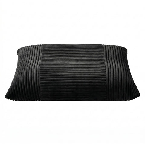 Artiss 3-in-1 Bean Bag Chair for Living Room Convertible Floor Sofa Dark Grey