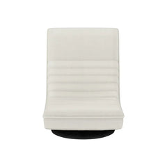 Artiss Floor Lounge Sofa Swivel Foldable Linen White - Chez Guru