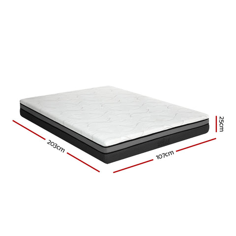 Giselle Bedding Memory Foam Mattress Bed Cool Gel Non Spring 25cm King Single Chez Guru