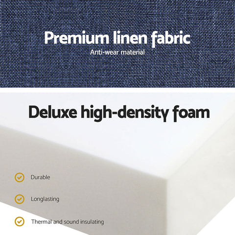 Giselle Bedding Foldable Mattress Folding Foam Single Blue Chez Guru