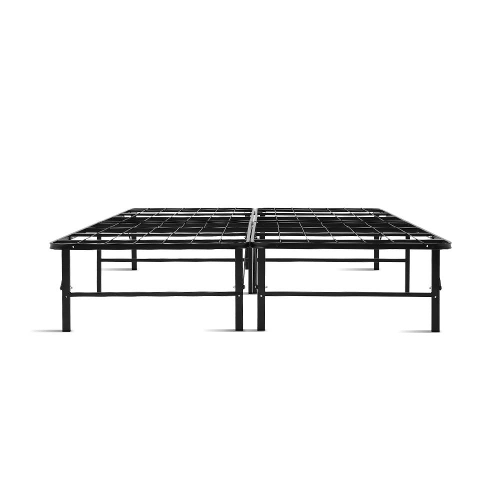 Artiss Folding Bed Frame Metal Base - Queen Chez Guru